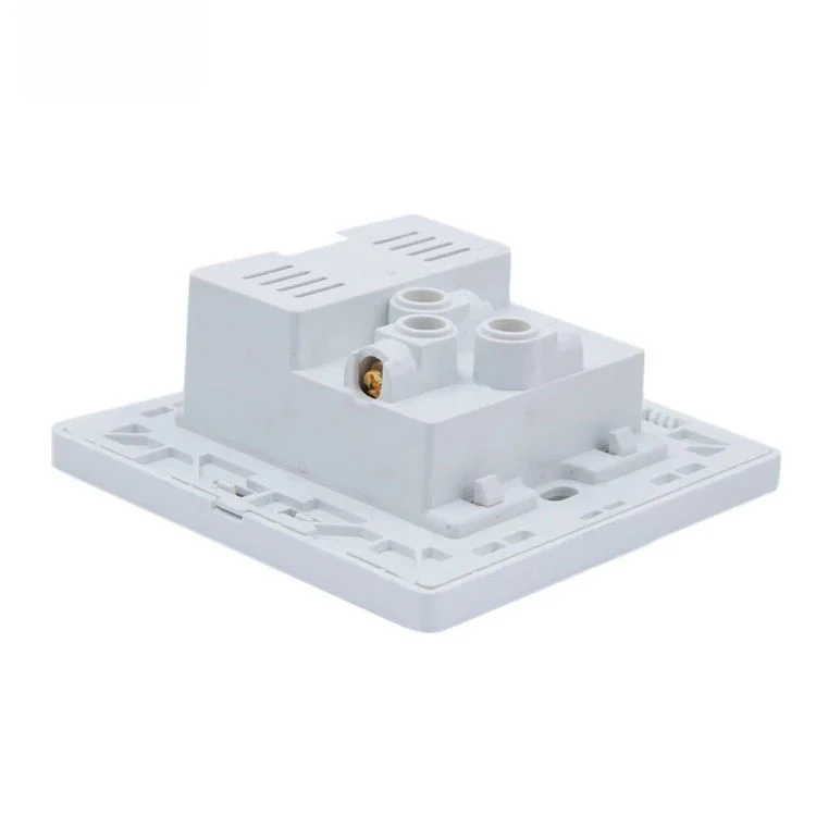 Bx-USB002 Wholesale 3-Pin Power Socket Wall Socket with USB Indoor Electrical Wall Socket