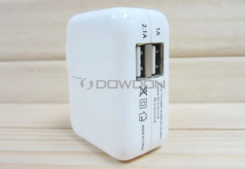 Power Adapter Dual USB Travel Charger for iPad iPhone Wall Charger Us/EU/UK/Au Plug