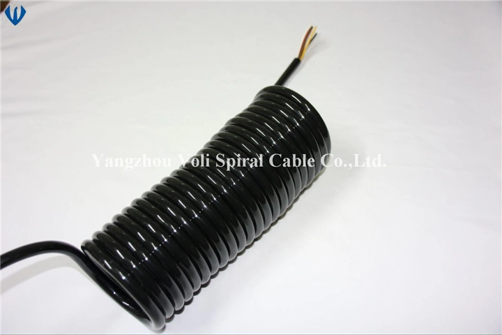 Electrical Coiled Electrical Spiral Cable Electrical ABS Spring Cable