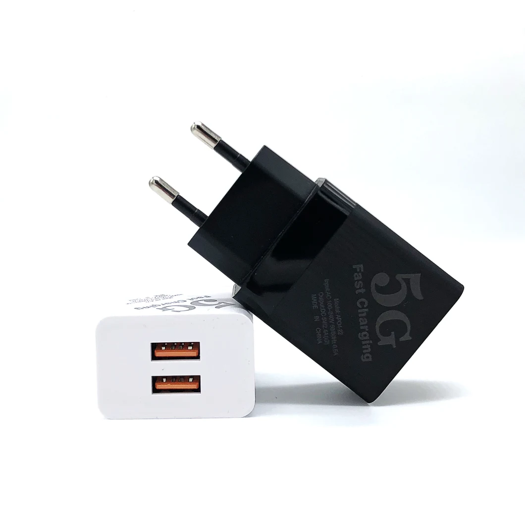 Single Dual 3 Ports EU Us Plug USB Power Travel Micro USB Wall Charger Adapter