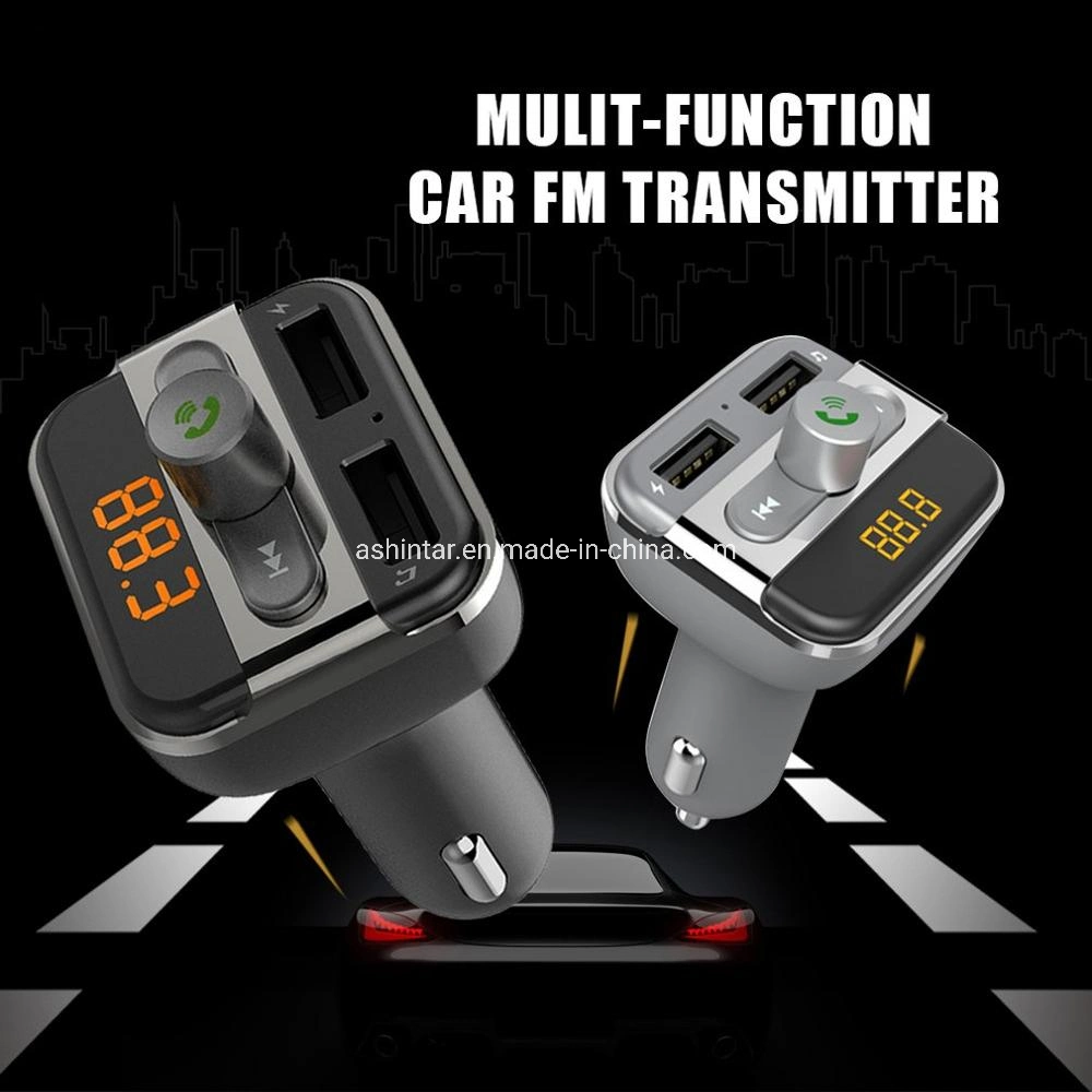 Wireless FM Transmitter Dual USB Charger Audio MP3 Player Dual 2 USB Car Charger