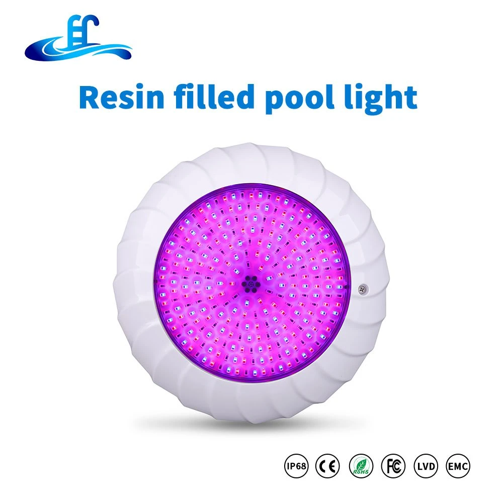 Switch Control 24V RGB Wall Mounted LED Swimming Pool Light Underwater Light