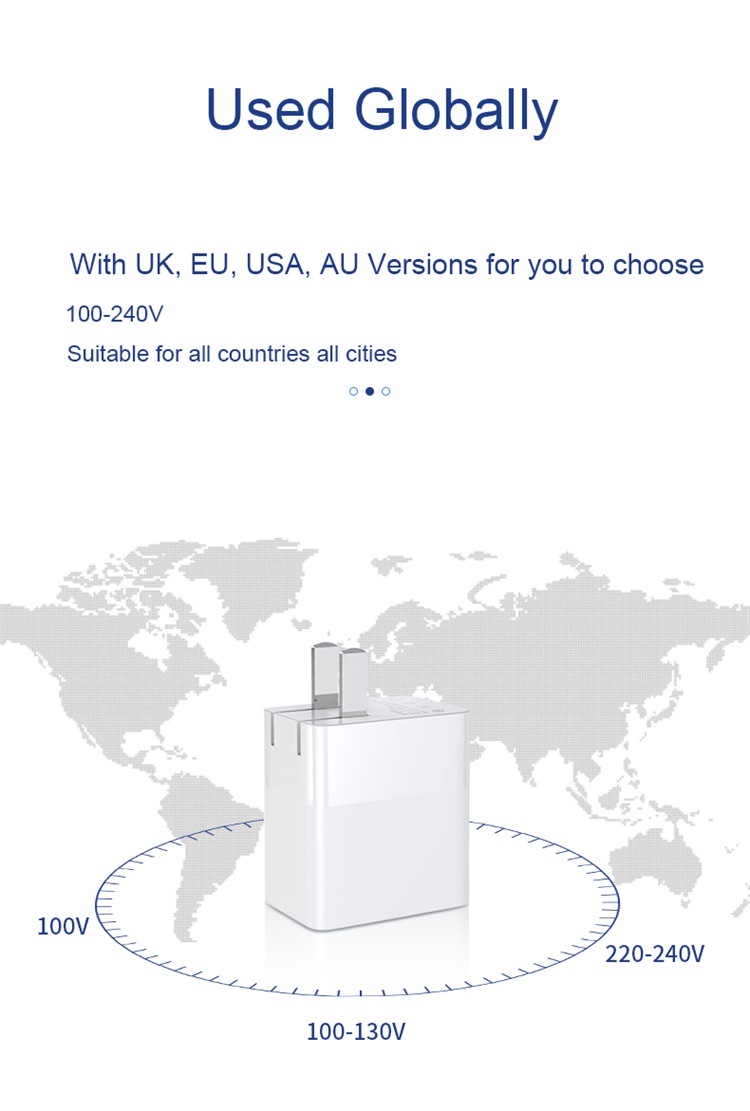 Tongyinhai Manufacturer Mobile Phone Power DC Wall Charging Fast Charger USB Universal Travel Adapter