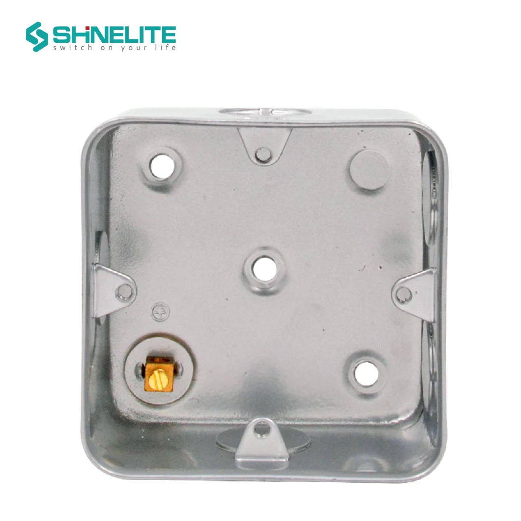 Metal Clad 1gang Switch Panel Chrome Color Chrome Blank Plate