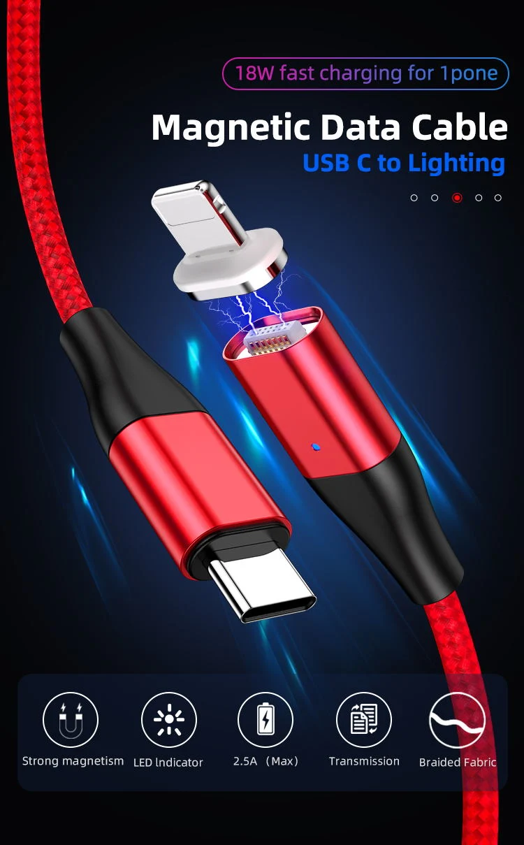 Tongyinhai 18W Pd Fast Charger USB Cable for iPhone for Huawei Oppo Xiaomi Data Cable, USB C to Lightning USB Charger Cable