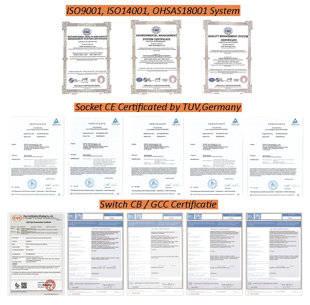 Ce Certified Socket Under Desk Modules / Electrical Socket /Desk Outlet