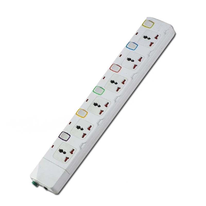 6 Way Extension Socket Outlet with 13 AMP Plug and Individual Switch Universal Extension Socket