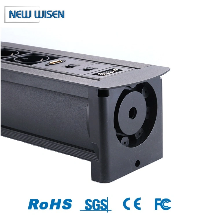 Conference Desktop Power Socket Data Flip up Outlet with Electrical Outlet Socket