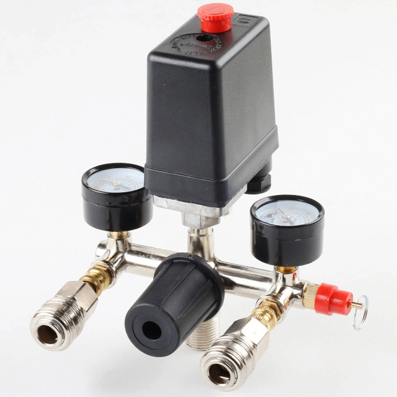 Big Black Hat Air Compressor Outlet Regulator