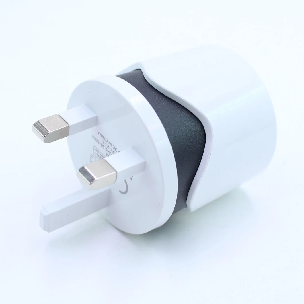 Dual USB QC3.0 Charger Us Plug Adaptive Fast Charging Wall Charger