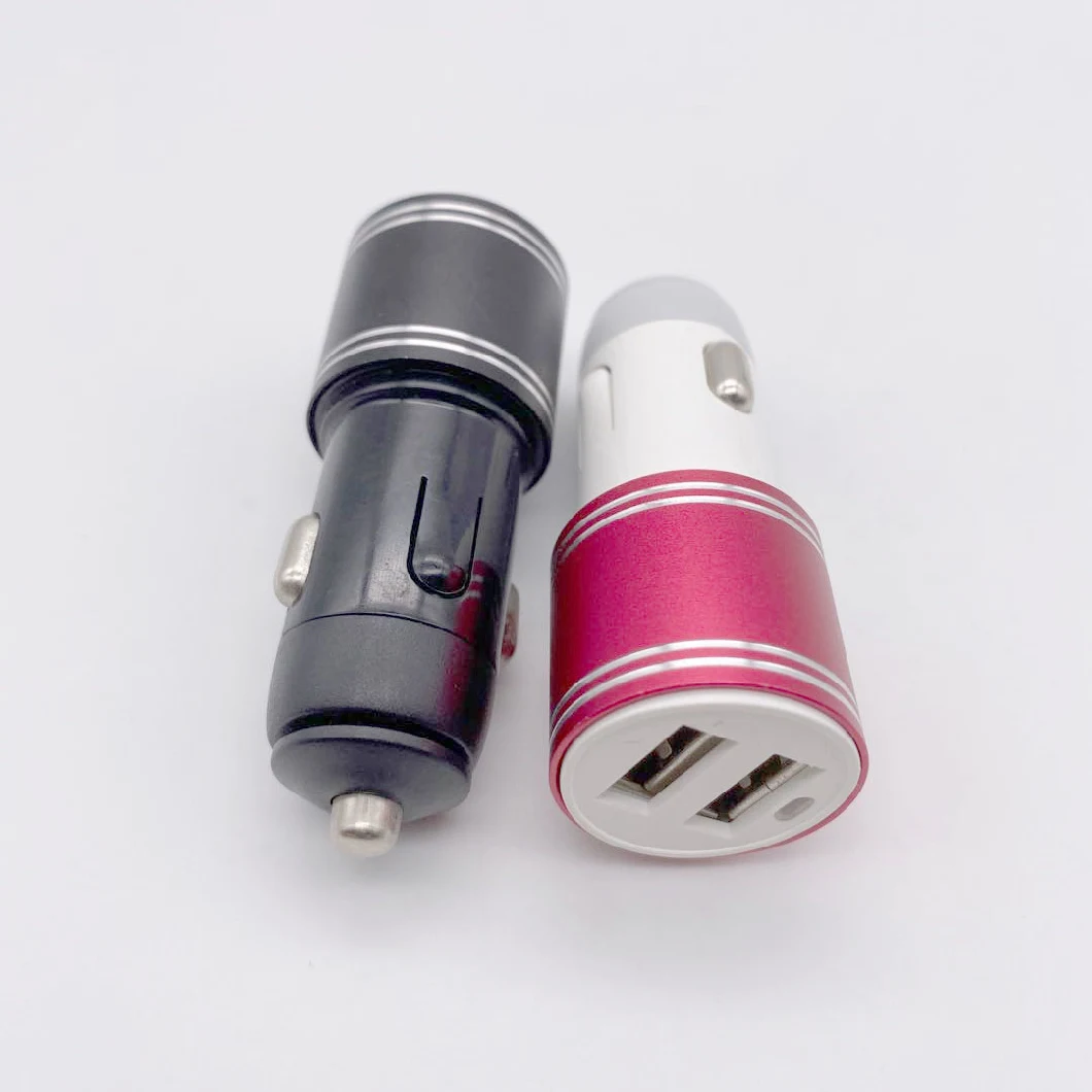 Dual Ports Car Charger QC 2 Ports USB Car Charger Set Car USB Fast Charger