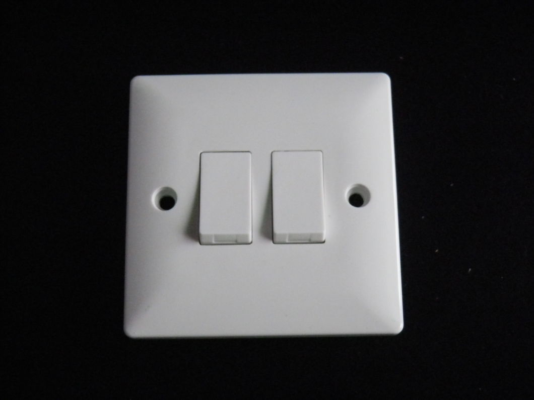 3gang 1way 10A Push Button Light Wall Switches (Slim Range)