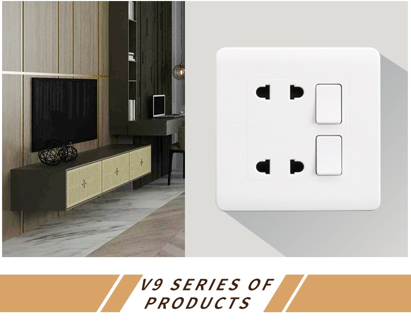 Receptacle Price High Quality Wall Electrical Power Socket Outlet Light Switch