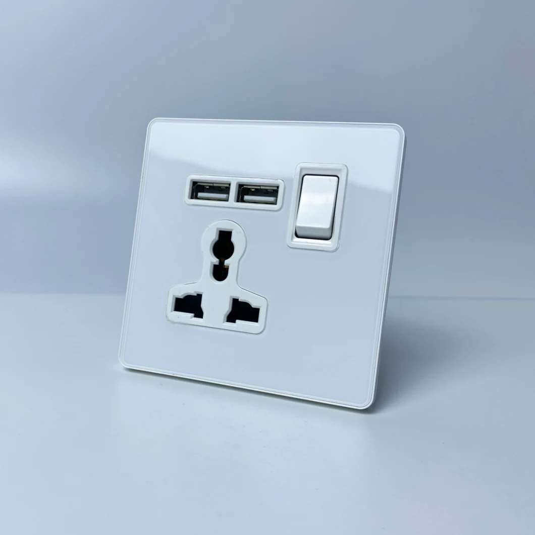 10A Acrylic 3 Gang Wall Switch LED Light Switch