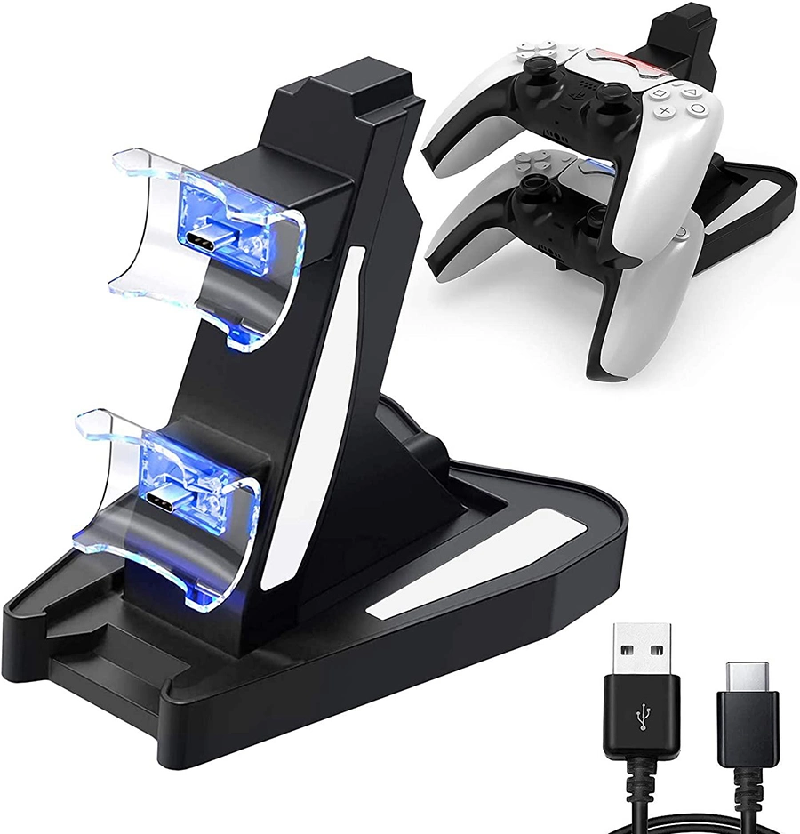 Byit PS5 Charging Station Sony Dual Fast Charger for PS5