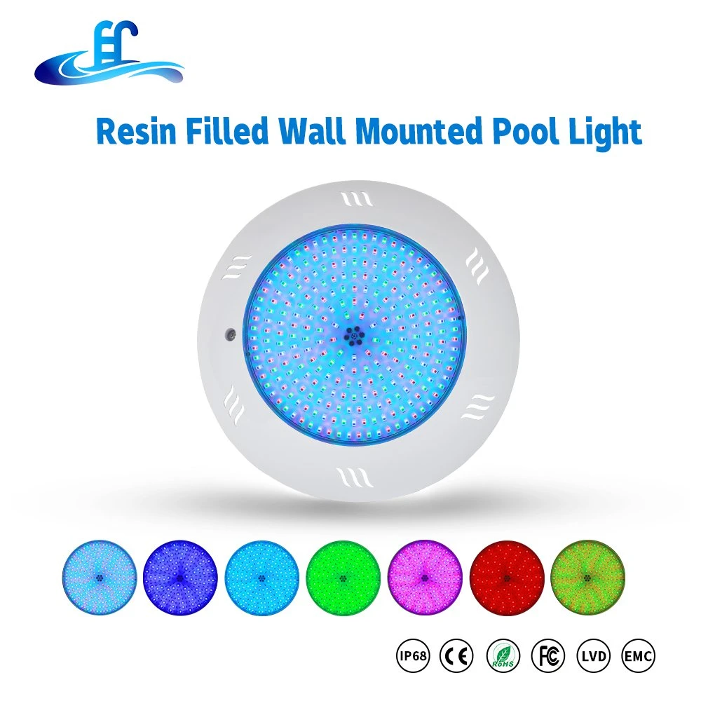 Switch Control 12V 18W Wall Mounted LED Swimming Pool Light Underwater Light