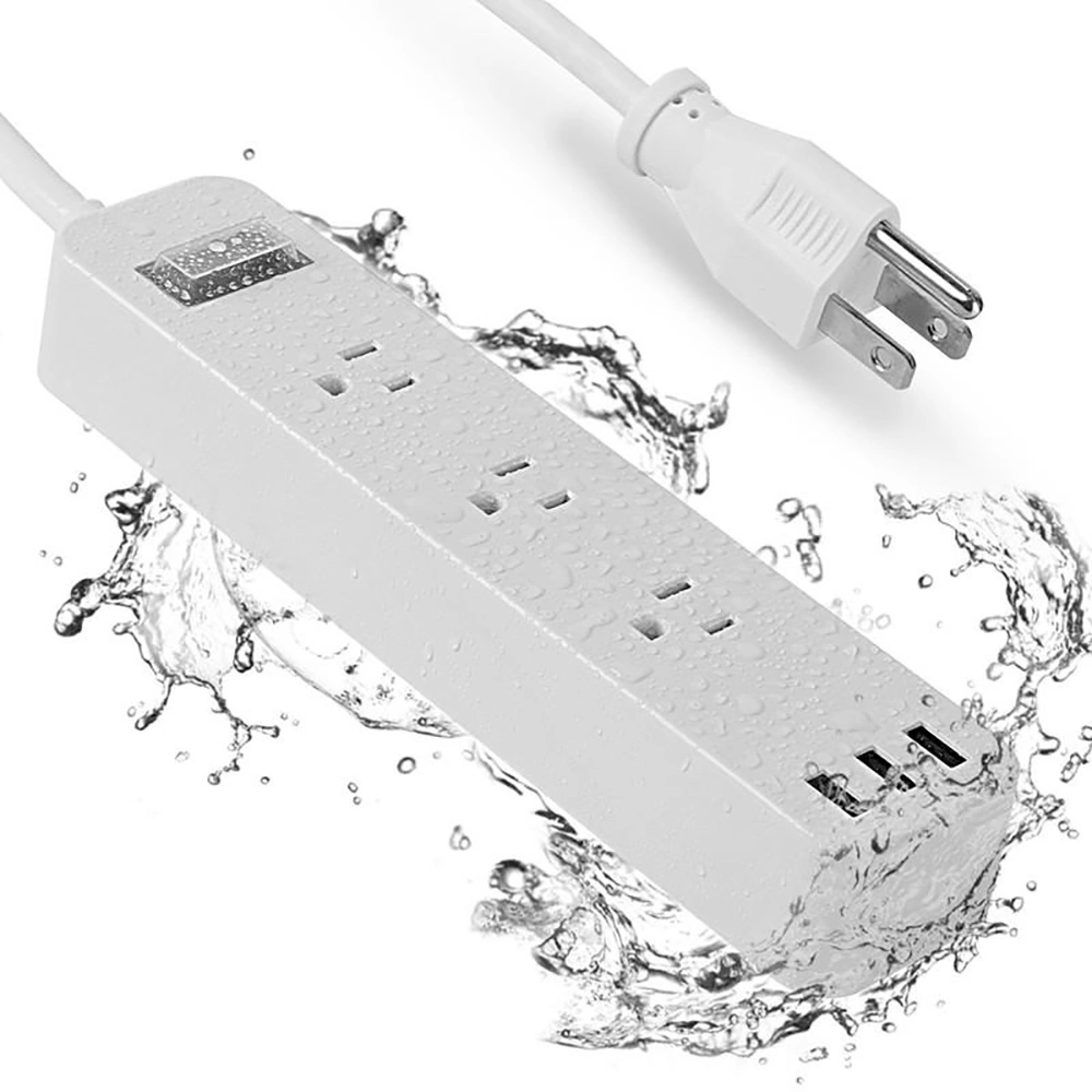 Latest Power Strip American Socket with 3 USB Charging Ports