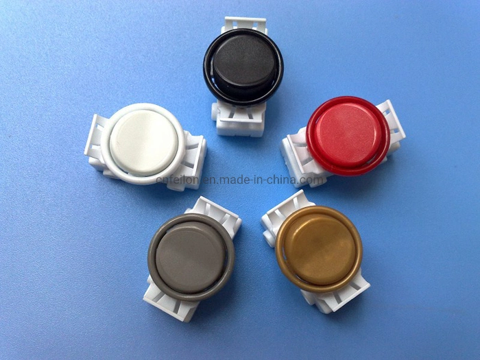Plug in Type Rocker Switch Colorfule Button on off Switch Table Desk Lamp Panel Circular Panel Mounted Electronic on off Switch