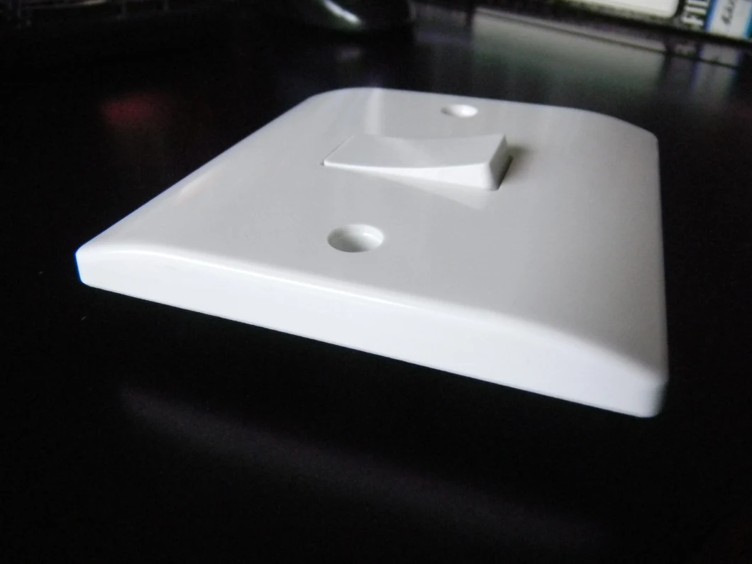 UK Curved Edge 1 Gang 2 Way 10A Push Button Light Wall Switches