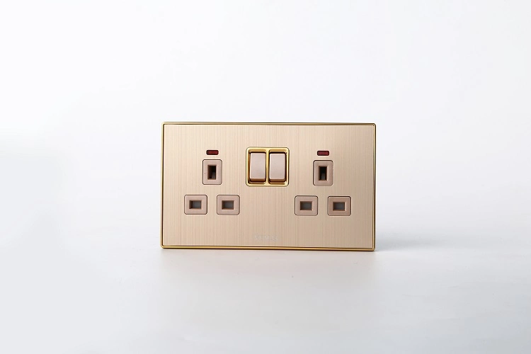 UK Blank 1gang 1way Electrical Wall Switches for Home