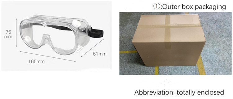 Factory Outlet Cheap Anti-Virus Eye Protection Goggles