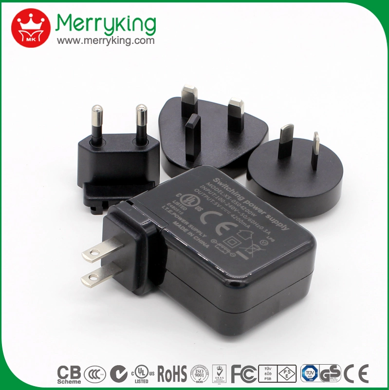 EMI/EMC Certified 4 Port USB Charger 5V 4.6A for Electronic  Products