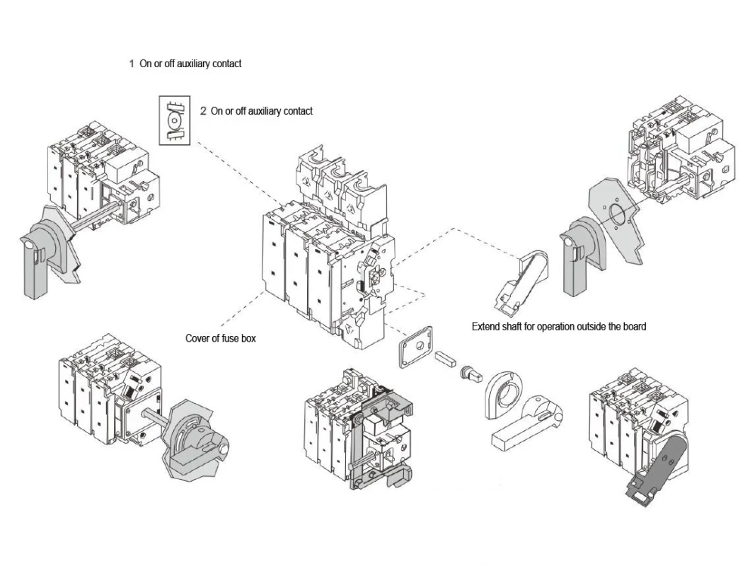 Isolating Fuse Switch, Load Isolation Switch/Manual Change Over Switch/Load Break Switch