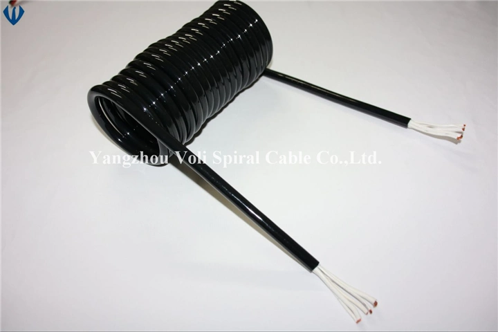 Electrical Coiled Electrical Spiral Cable Electrical ABS Spring Cable