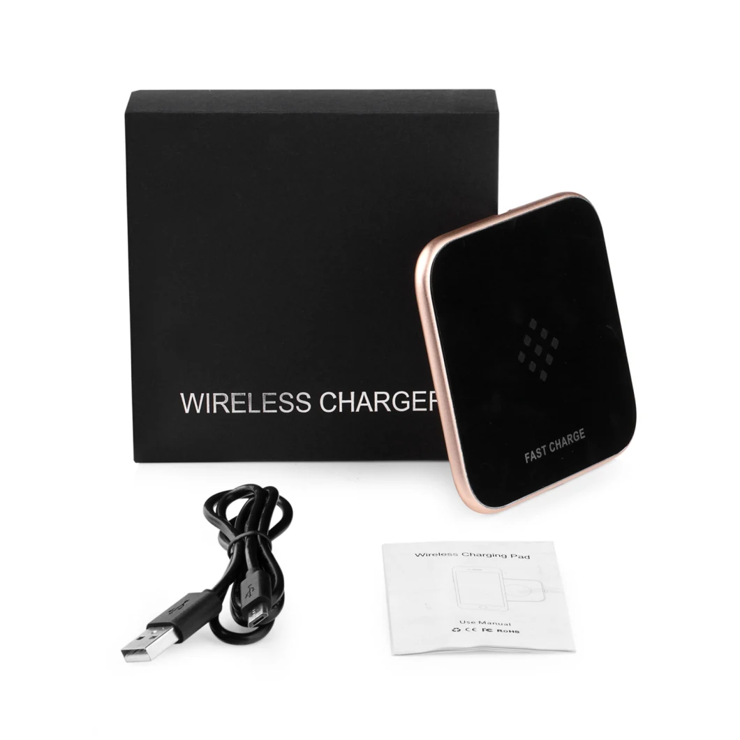 Qi Wireless USB Portable Charger Pad High Quality Desk Charger for Cell Phone