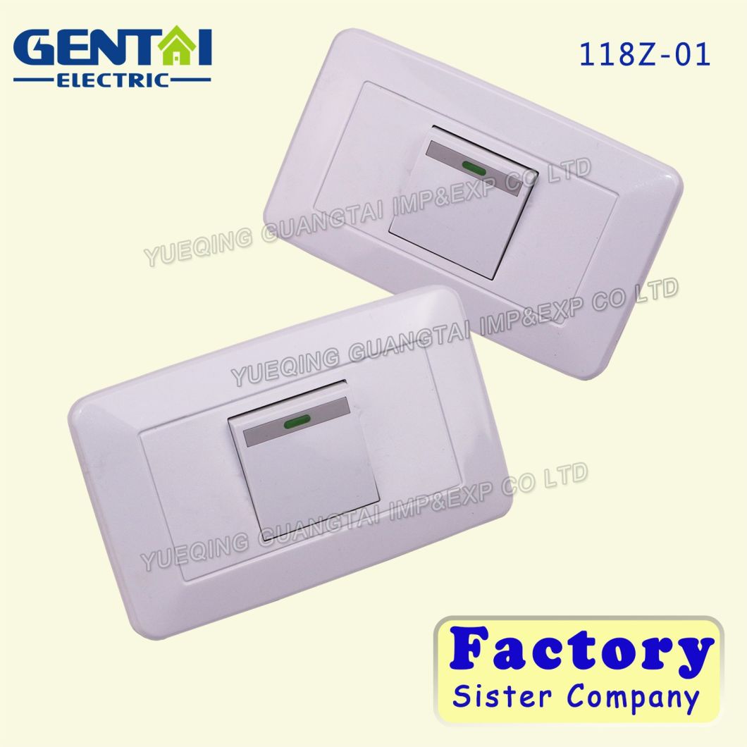 Hot Sale South American Type 1 Gang 2 Gang Electric Wall Switch