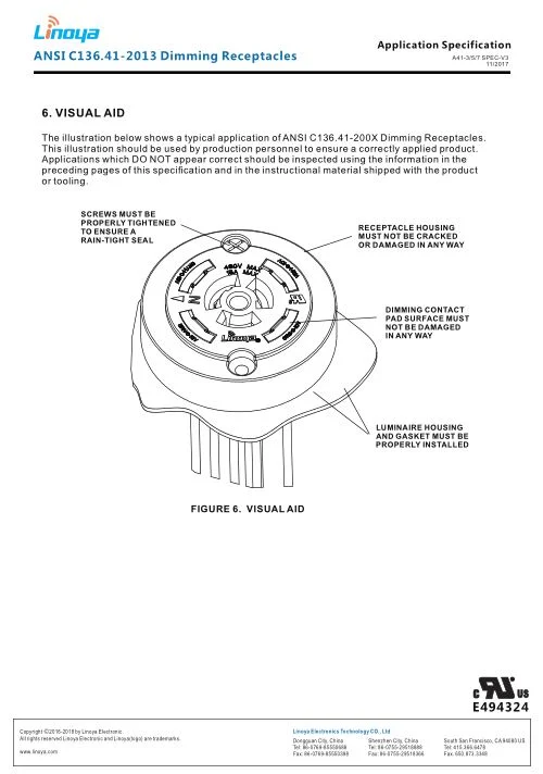 Street Lighting NEMA 7p Receptacle