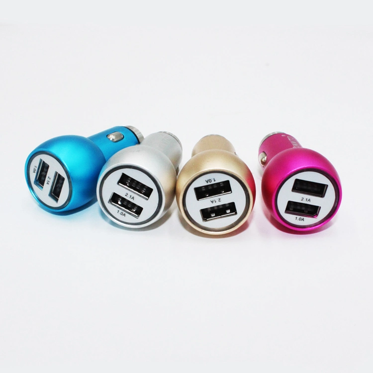 Best Promotional Portable Car Fast Charger Dual USB Car Charger
