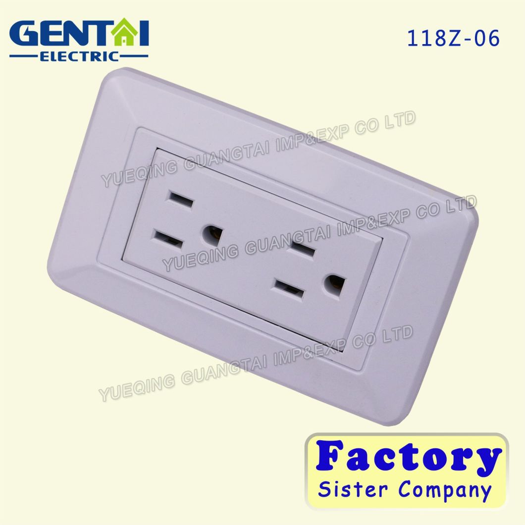South American Modern 3 Pin 6 Pin Socket Wall Switch and Socket Outlet