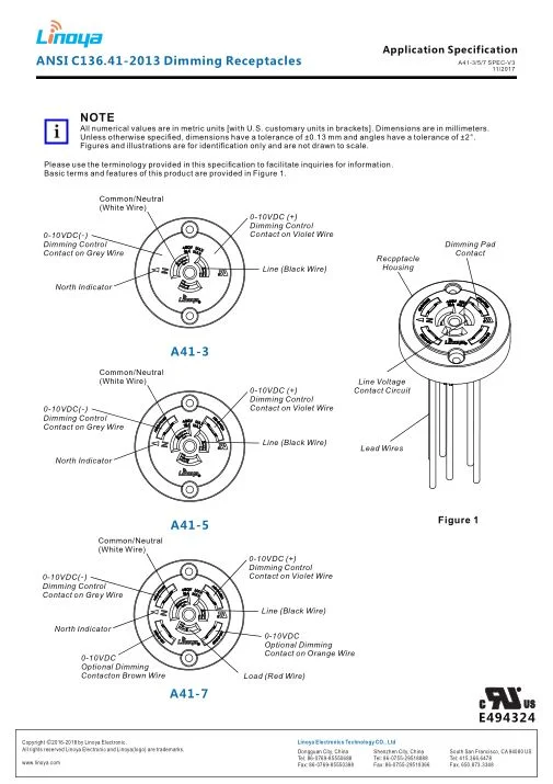 Street Lighting NEMA 7p Receptacle