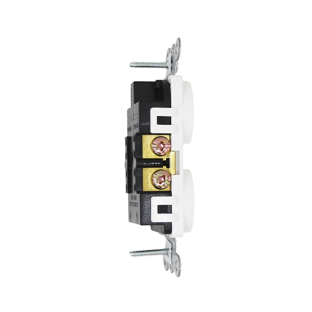 UL Listed Residential American 20AMP 125volt, 3W Standard Duplex Receptacle Straight Blade