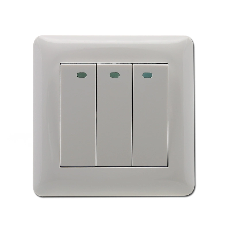 3 Gang Light Switch Wall Switch (PCT003)