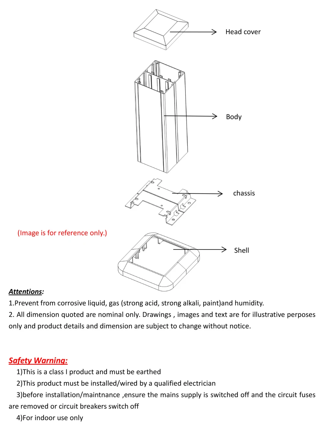 Electrical Socket Column/ Vertical Power Socket / Service Outlet Box