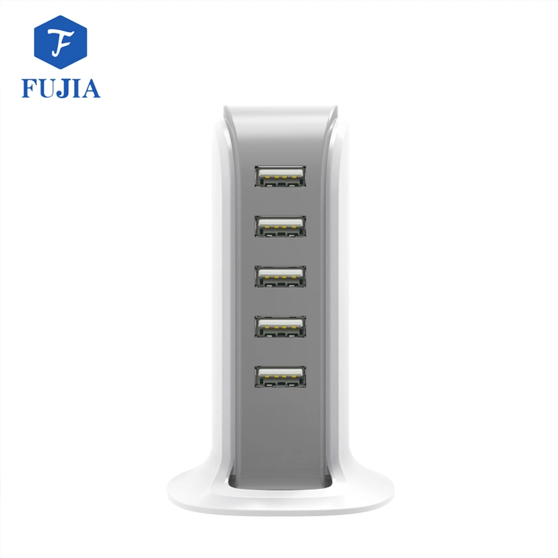 Factory Best Selling UL Certificated Universal Desktop Multi-Port 5 Port USB Charger Speed Table