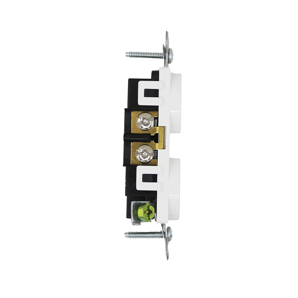 UL Listed Residential American 20AMP 125volt, 3W Standard Duplex Receptacle Straight Blade