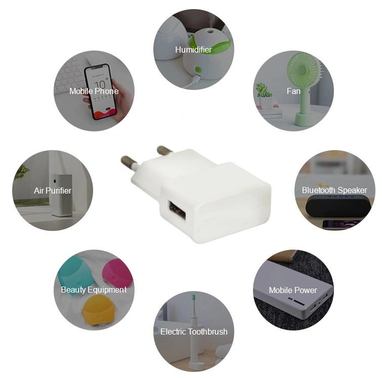 CE Approved Single USB Charger 2A Mobile Phone Charger EU/Us/UK Plug USB Wall Charger