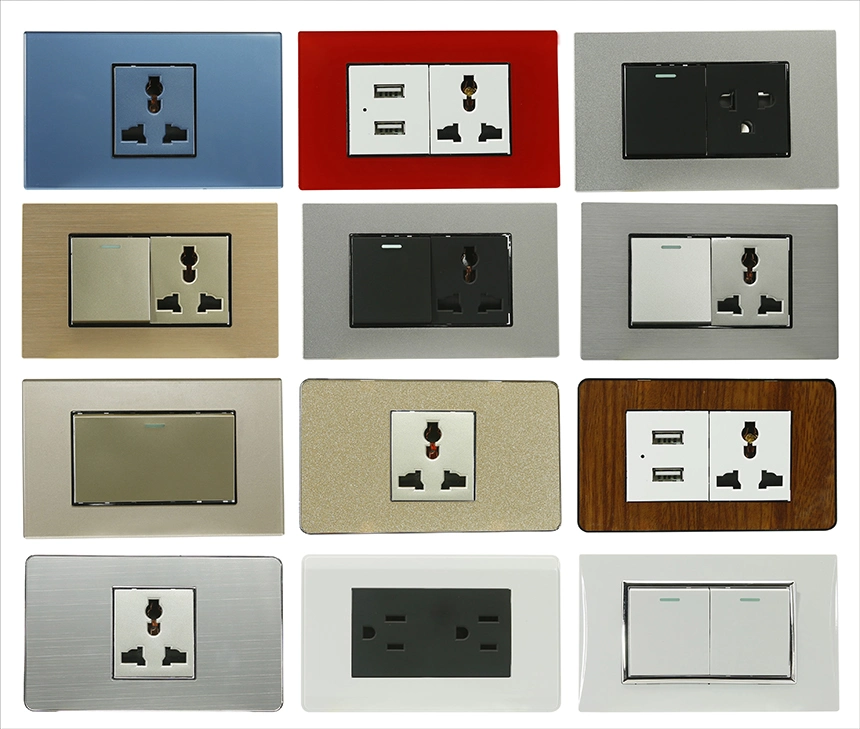 USA Standard Four Gang American Wall Switches