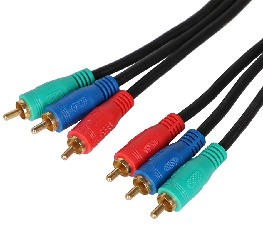 RGB Cable, 3 RCA Plugs to 3RCA Plugs, Ls-R-01