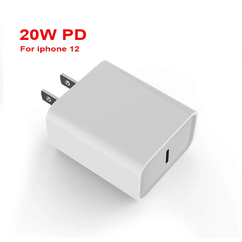 Pd 20W Mobile Phone Fast Wall Charger for iPhone 12
