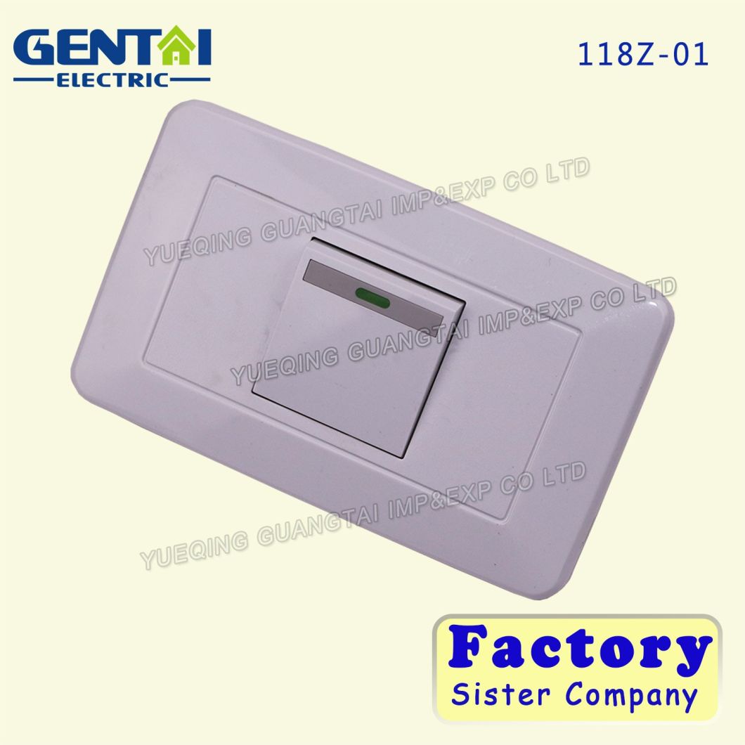 Hot Sale South American Type 1 Gang 2 Gang Electric Wall Switch