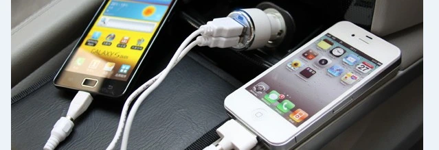 Wholesale Dual USB Car Charger Fast Charger