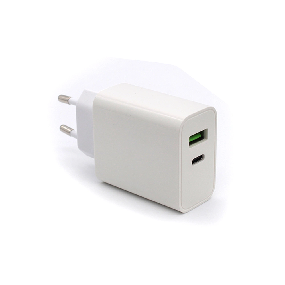 5V3a 9V2.22A 12V1.67A Dual Port Charger USB Wall Charger with Type C for Samsung Galaxy S8 S8 Plus Note 8 for iPhone 12 11