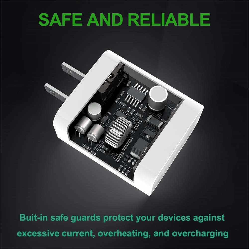 Pd 20W Mobile Phone Fast Wall Charger for iPhone 12