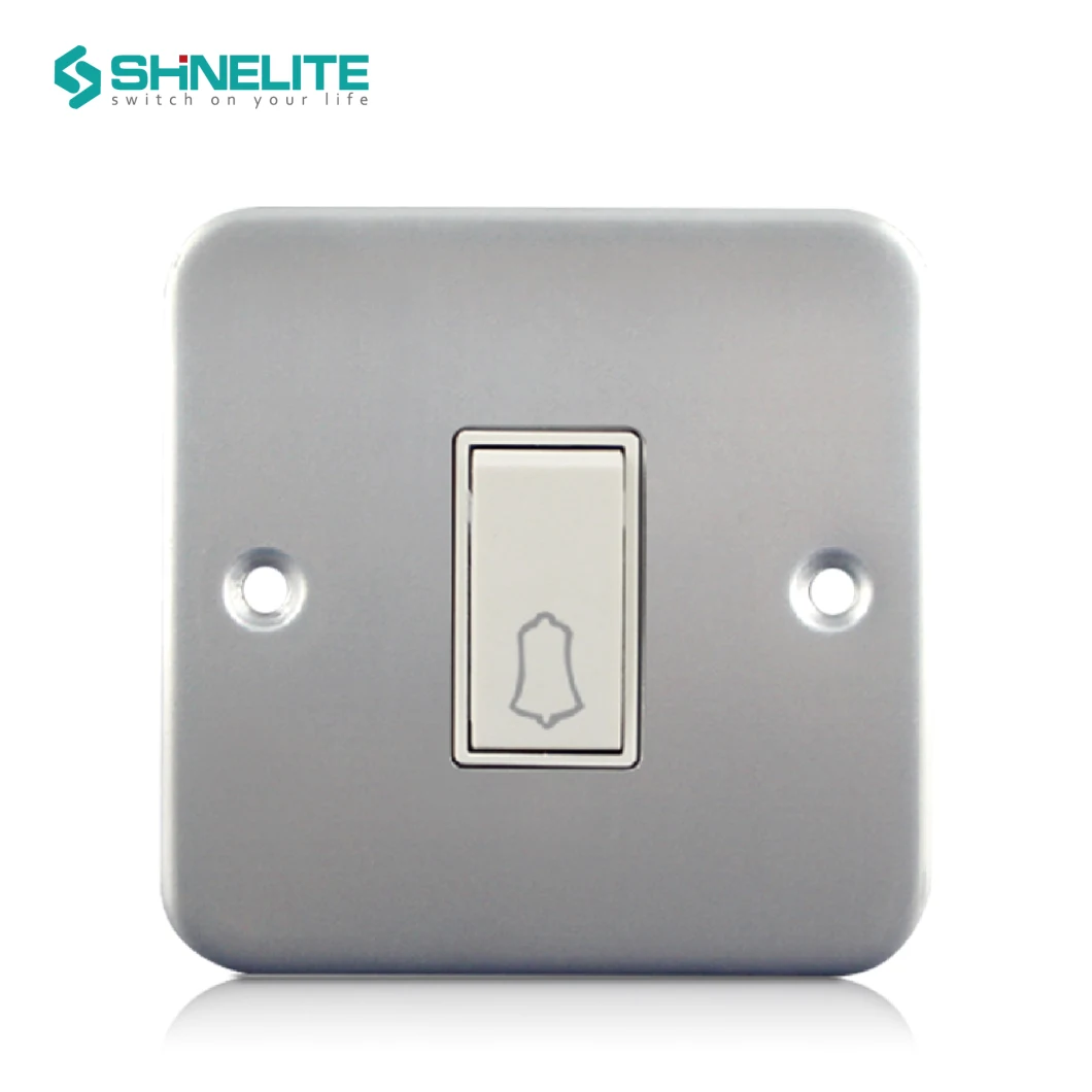 Metal Clad 1gang Switch Panel Chrome Color Chrome Blank Plate