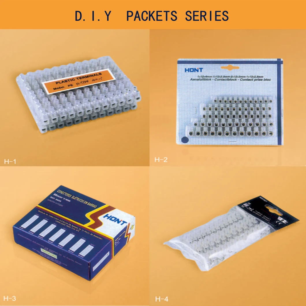 High Quality White H-15 PA/PE/PP Type Terminal Block