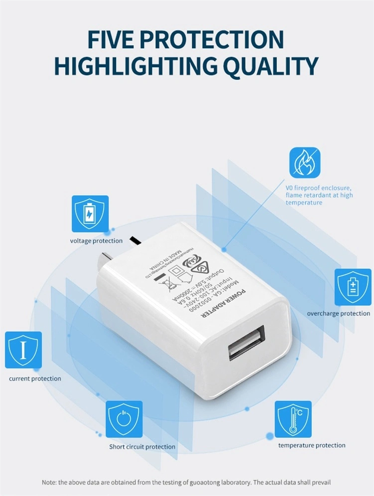 High Speed 18W Pd Charger Adapter Dual USB QC3.0 Mobile Phone Wall Charger with Us UK EU Plug